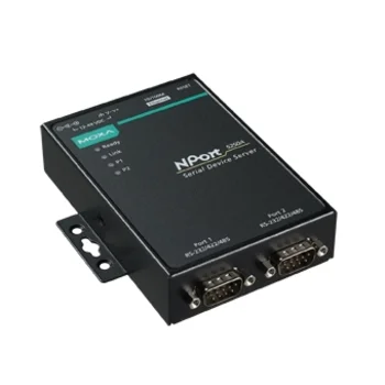 NPort 5250A 2-портовый усовершенствованный преобразователь RS-232/422/485 в Ethernet